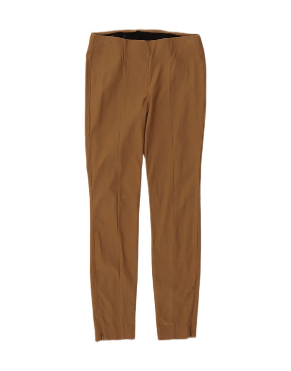 Calvin Klein Womens Skinny Casual Trousers XS W26 L28 Beige Viscose