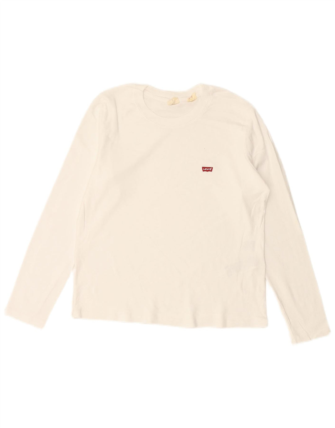 LEVI'S Womens Top Long Sleeve UK 18 XL White Cotton