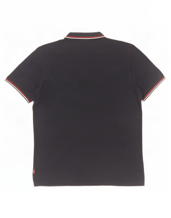 Męska koszulka polo Superdry XL, bawełniana w granatowe paski