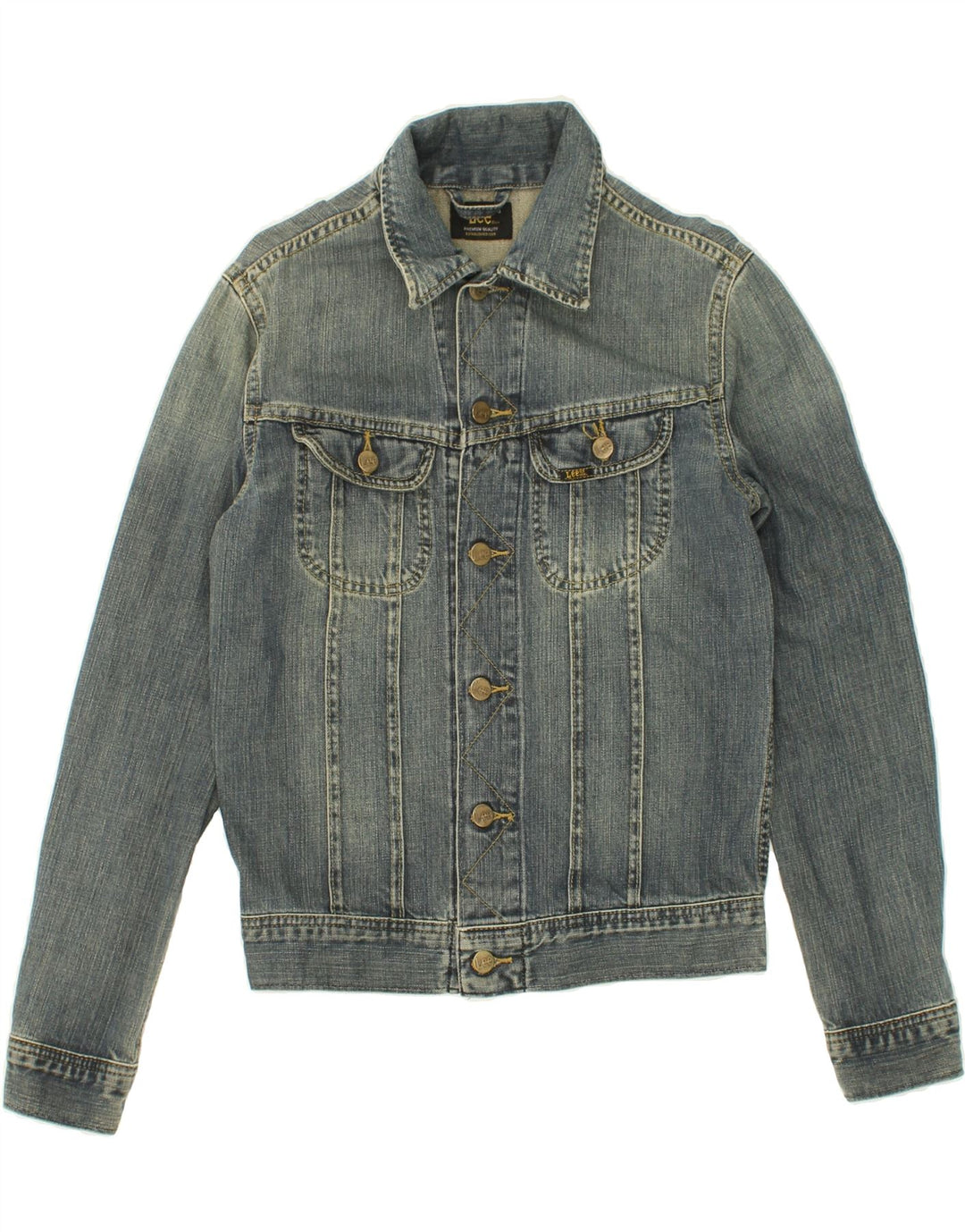 LEE Womens Denim Jacket UK 10 Small Blue Cotton Vintage Lee and Second-Hand Lee from Messina Hembry 