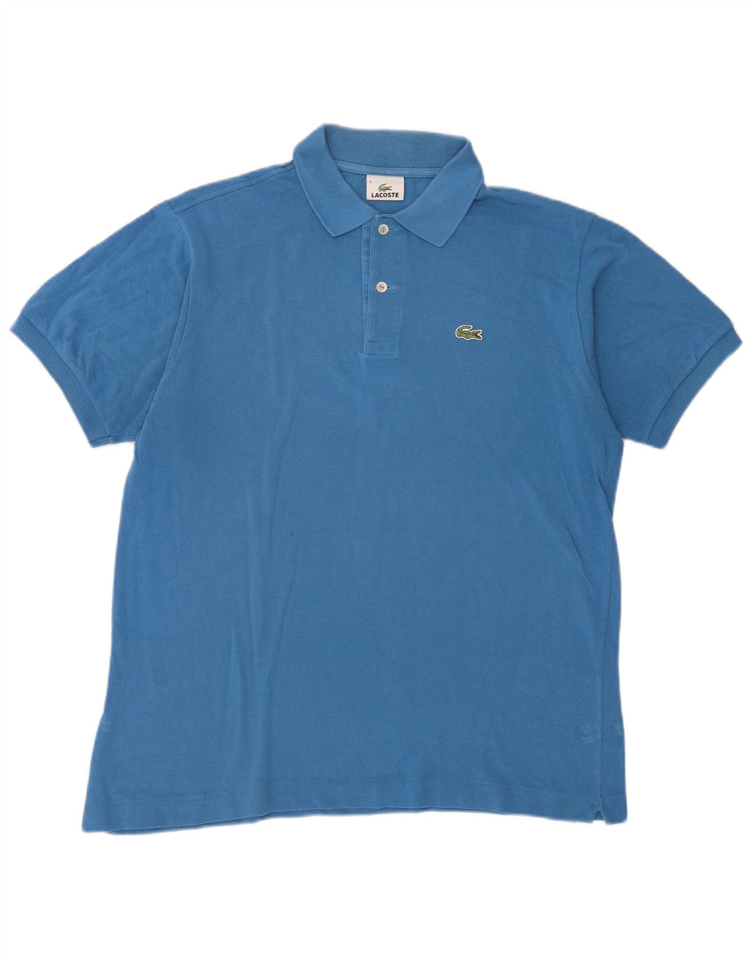 Męska koszulka polo Lacoste, rozmiar 5, duża, niebieska, bawełniana
