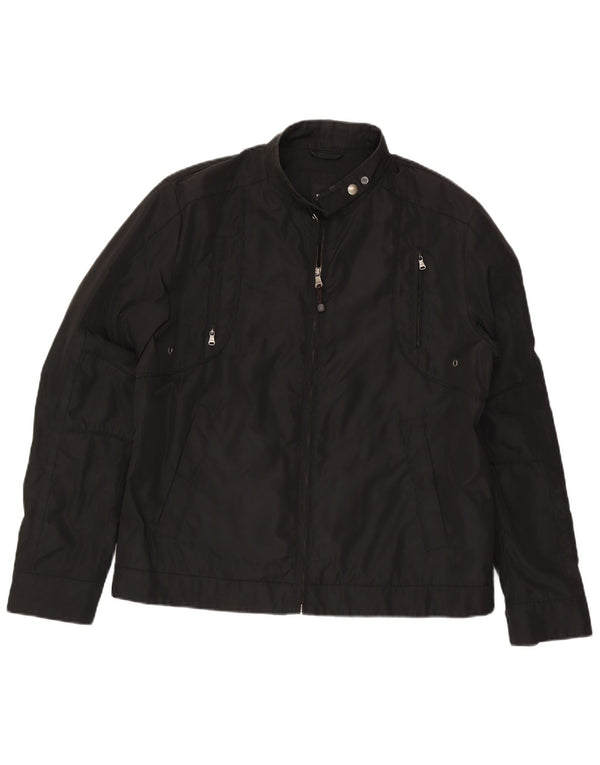 Męska kurtka bomber Hugo Boss EU 54 2XL, czarny poliester