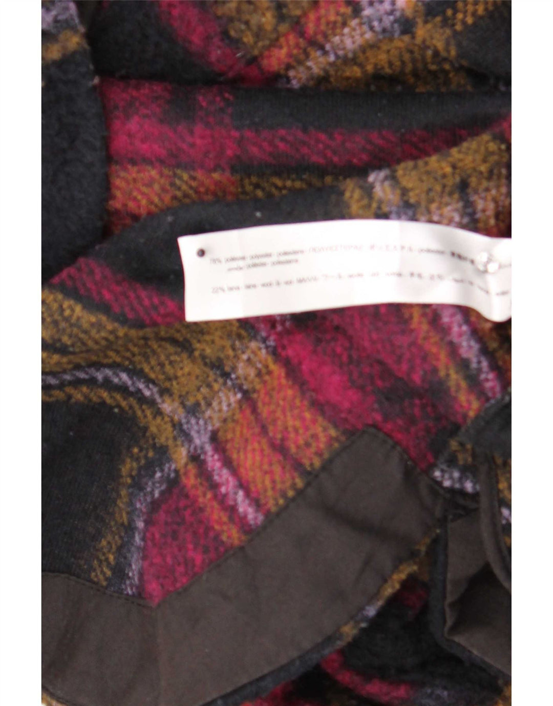 Damska kurtka oversize Zara Shacket UK 14, średnia, wielobarwna kratka