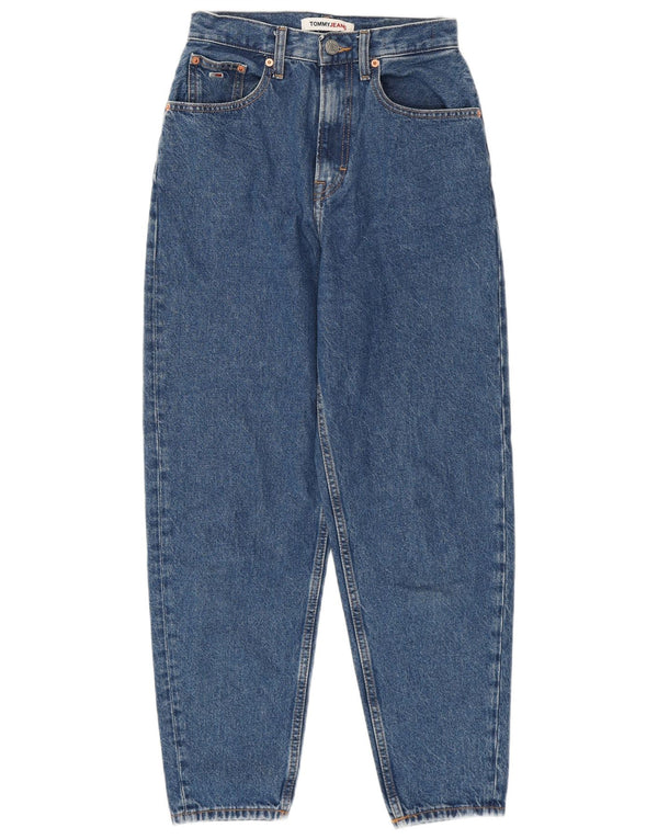 Damskie jeansy Tommy Jeans o luźnym kroju z wysokim stanem W25 L26 Niebieskie bawełniane