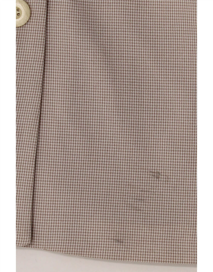 ORSAY Womens 3 Button Blazer Jacket EU 36 Small Grey Houndstooth Polyester Vintage Orsay and Second-Hand Orsay from Messina Hembry 