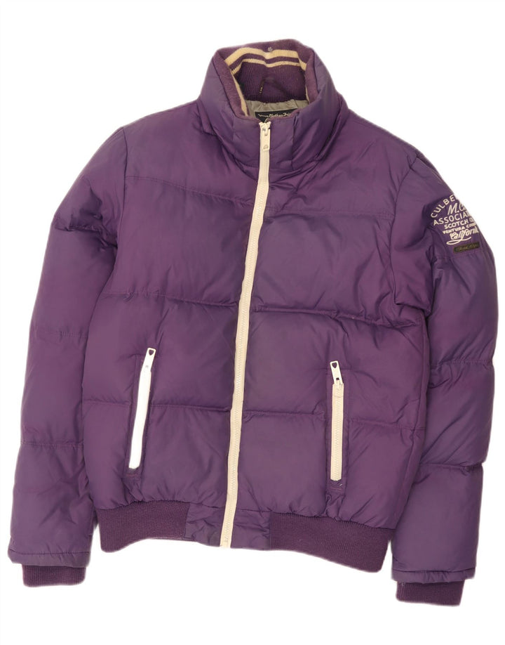 Damska ocieplana kurtka Scotch & Soda UK 14, średni fiolet, nylon