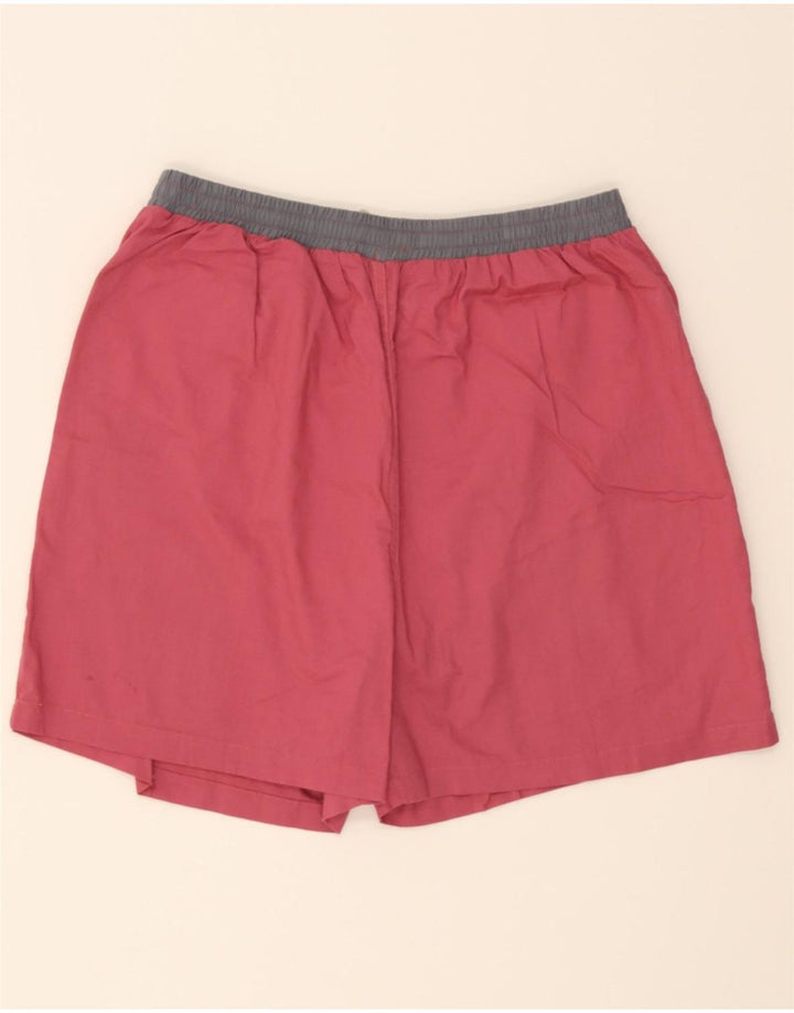 VINTAGE Mens Swimming Shorts Medium  Pink Colourblock Cotton Vintage Vintage and Second-Hand Vintage from Messina Hembry 