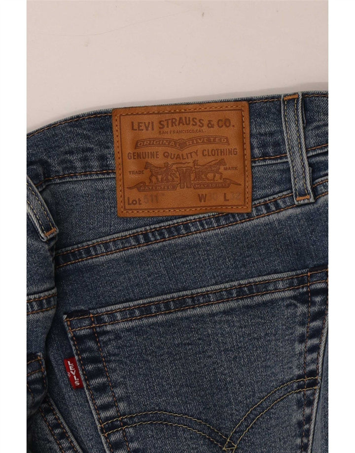 Męskie jeansy Levi's 511 Slim W30 L27 Niebieskie