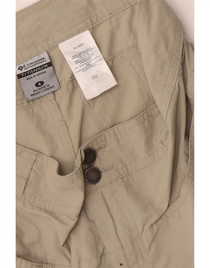 Damskie spodenki cargo Columbia Titanium US 4 Small W32 Beżowy nylon