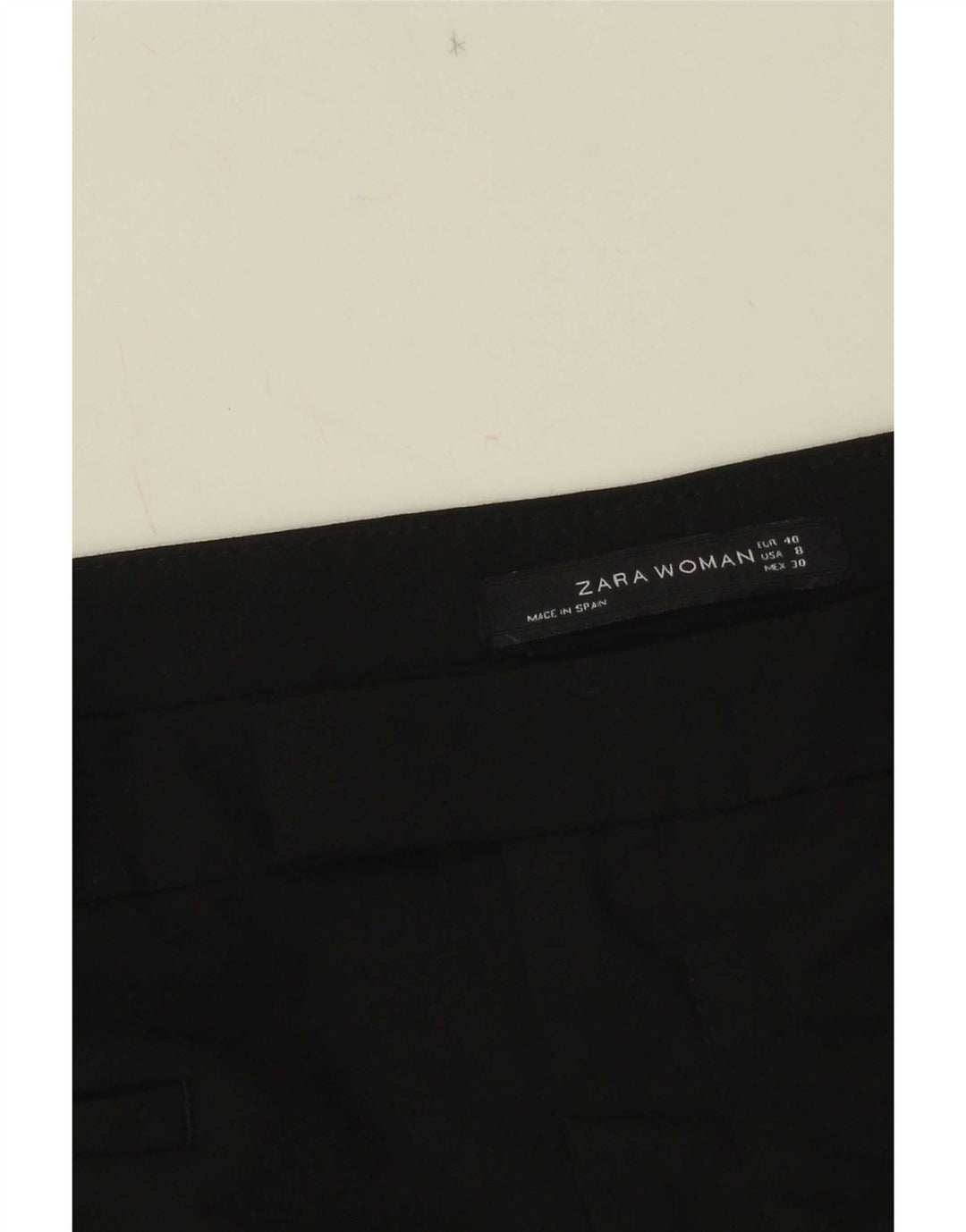Damskie spodnie typu slim casual Zara EU 40 Medium W30 L28 czarne