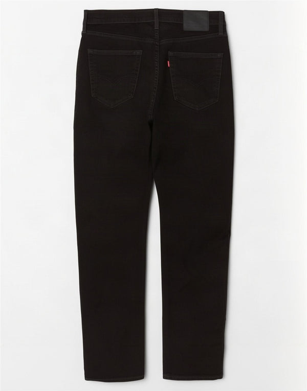 Męskie jeansy Levi's 502 Tapered W30 L32 Czarna bawełna