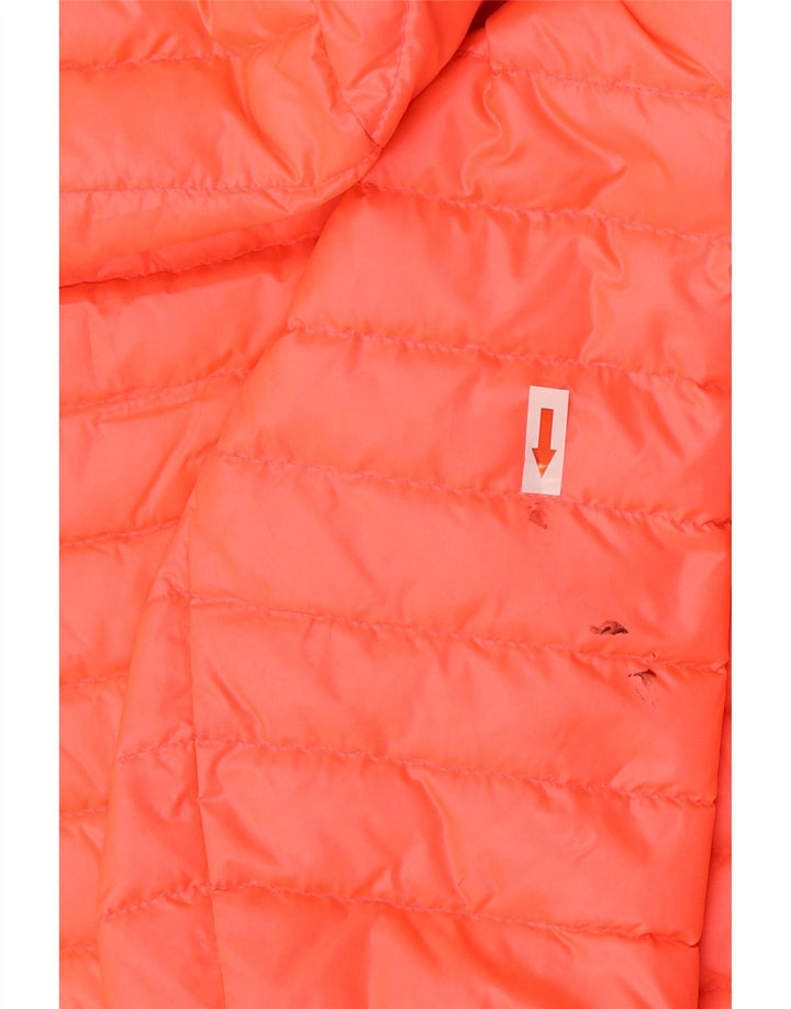 Damska ocieplana kurtka z kapturem Superdry UK 16, duża, różowa, poliester