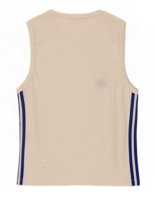 Adidas Męska Kamizelka Top UK 34/36 Mały Biały