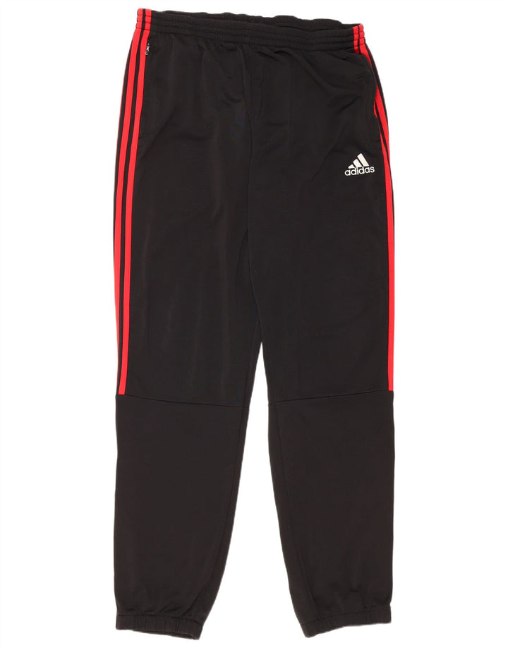Adidas Mens Tracksuit Trousers Joggers XL Black Polyester
