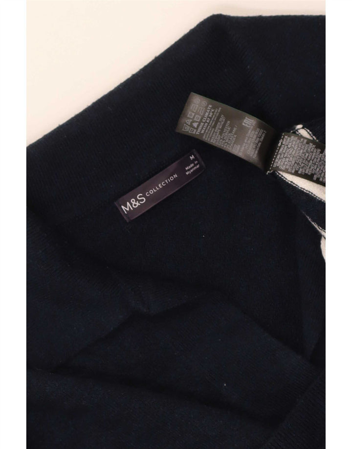 Damski sweter polo Marks & Spencer UK 14, średni granatowy