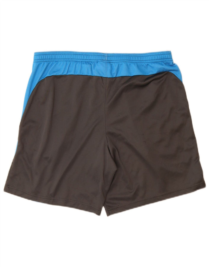 Męskie spodenki sportowe Nike Dri Fit, duży czarny poliester z blokami kolorów