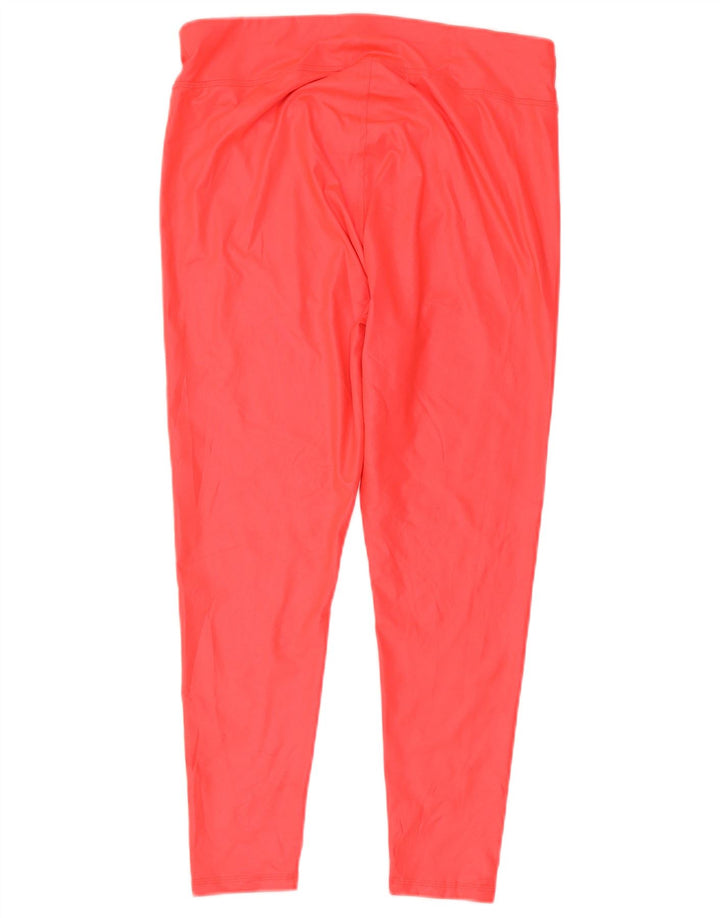 Damskie legginsy Capri Puma UK 16, duże, czerwone, poliestrowe