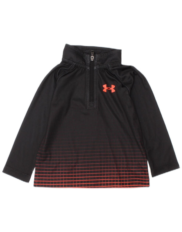 Top dresowy dla chłopców UNDER ARMOUR w kolorze czarnym, geometrycznym, na 6-9 miesięcy