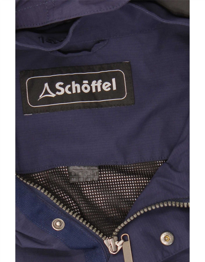 Męska kurtka z kapturem Schoffel UK 48 4XL granatowa
