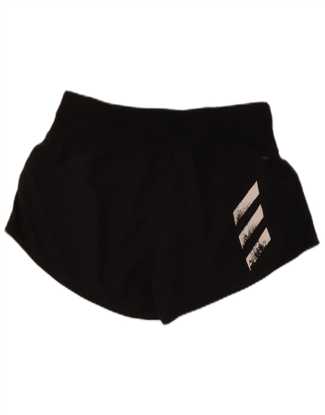 Damskie spodenki sportowe Adidas UK 10, małe, czarne, poliestrowe