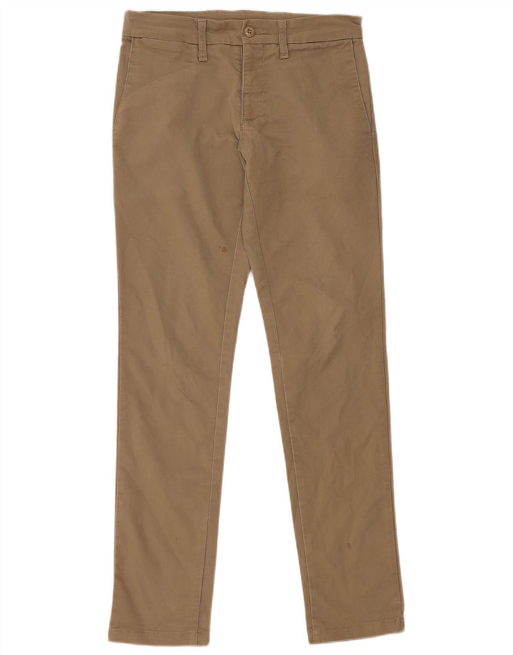 Męskie spodnie typu slim chino CARHARTT W29 L32 beżowa bawełna
