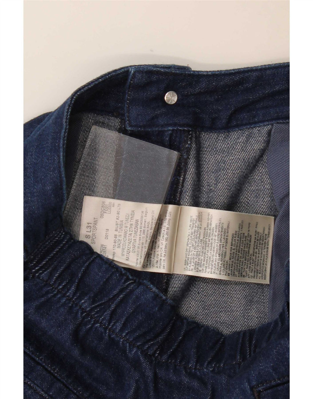 Damskie jeansy Lee Straight Small W27 L31 Granatowe, bawełniane