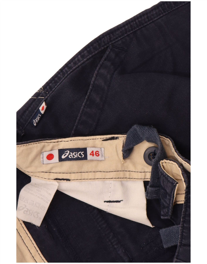 Męskie spodenki cargo Asics IT 46 Small W30 Granatowa bawełna