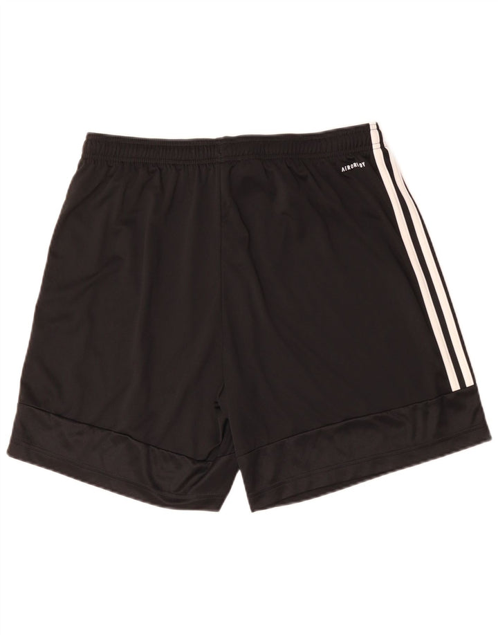 Damskie spodenki sportowe Adidas Aeroready UK 16, duże, czarne, poliestrowe