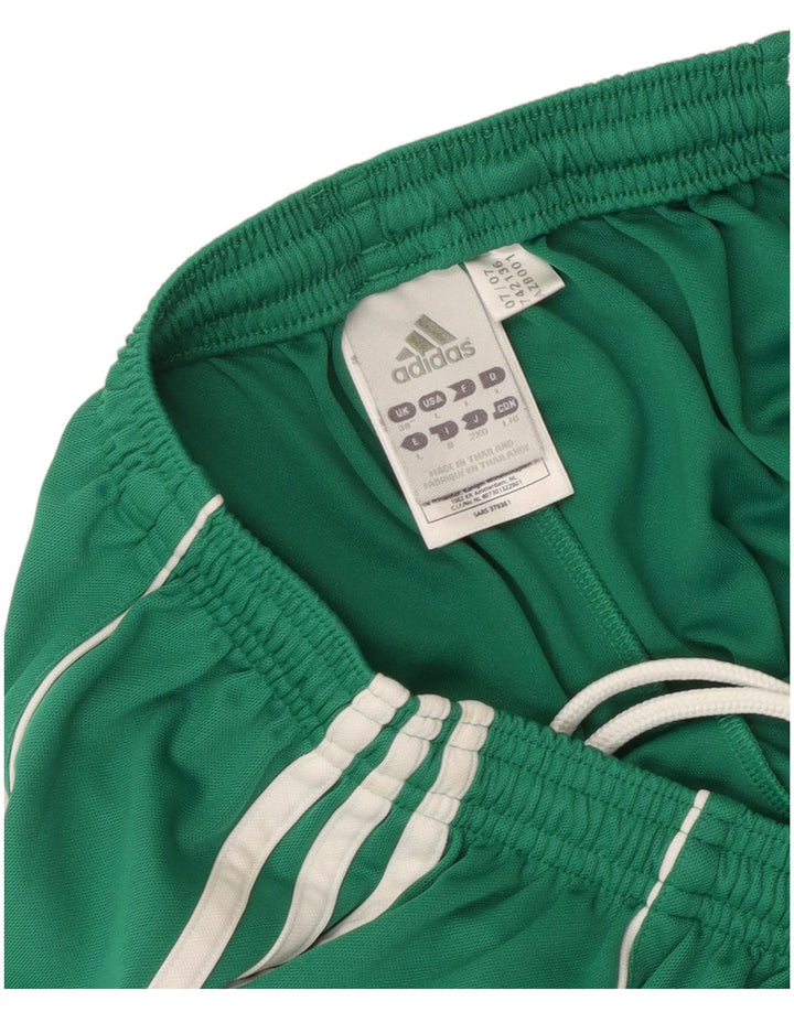Męskie spodenki sportowe Adidas Climalite XL, zielone, poliestrowe