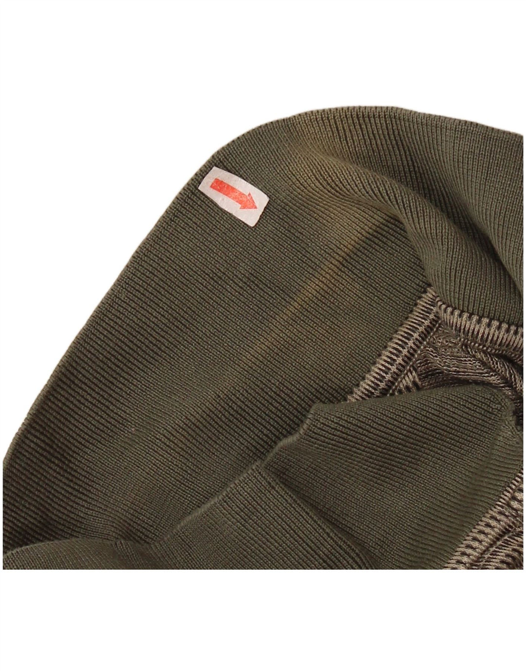 Męska koszulka polo IZOD, średnia, bawełniana w paski khaki