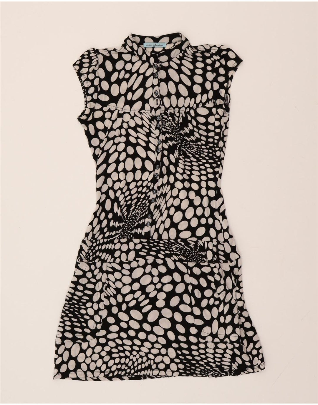 Sukienka damska GUESS BY MARCIANO z obniżoną talią UK 12, średnia, czarna w cętki