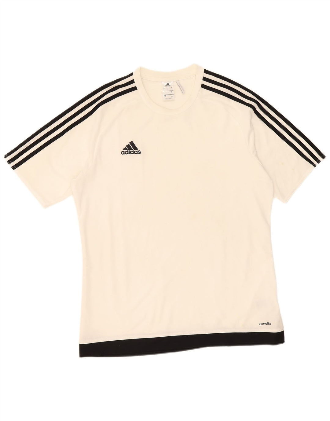 Adidas Męska koszulka Climalite Top, duża, biała, z poliestru