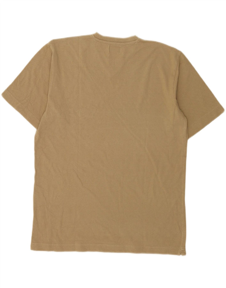 Męska koszulka Kappa Top XL, beżowa, bawełniana