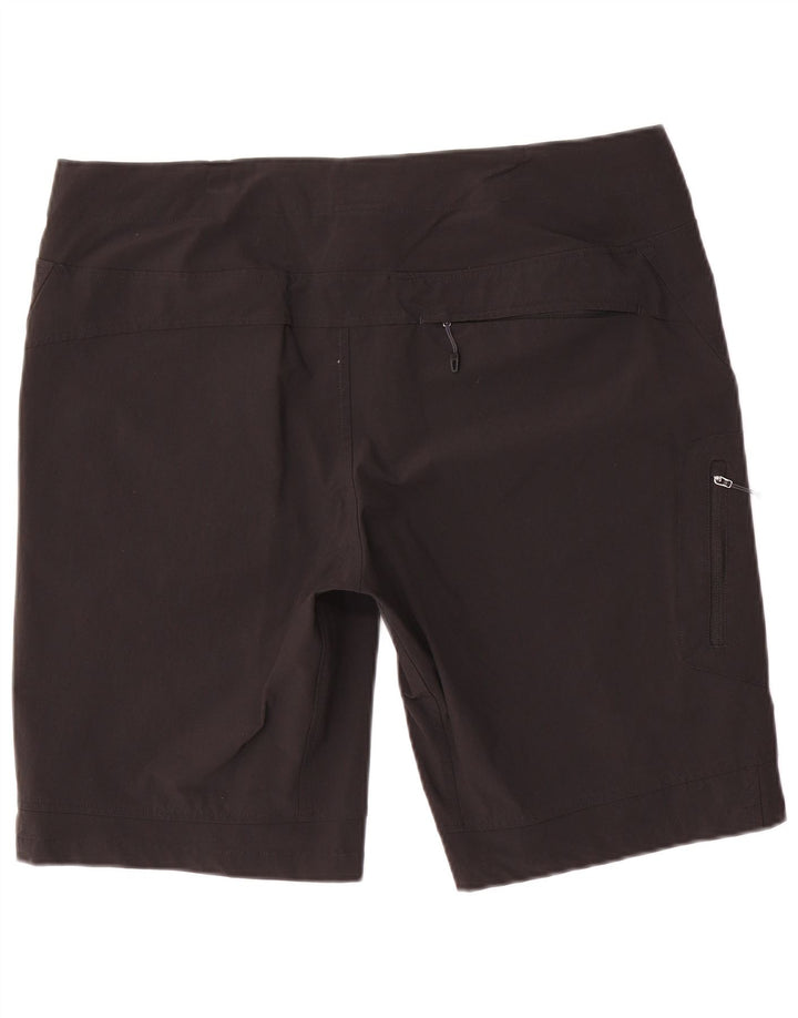 Męskie spodenki cargo Adidas W36, duże, czarne, nylonowe