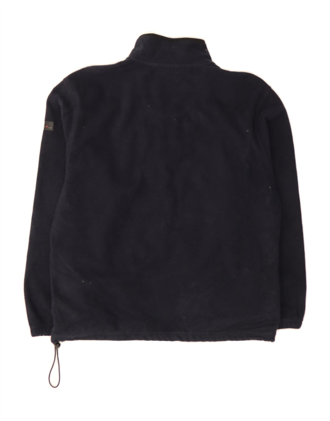 IZOD Mens Zip Neck Fleece Jumper Large Navy Blue Polyester Vintage Izod and Second-Hand Izod from Messina Hembry 