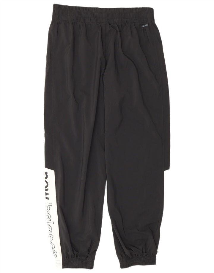 Męski dres New Balance z grafiką, w kolorze średniej czerni, z poliestru w blokach kolorystycznych