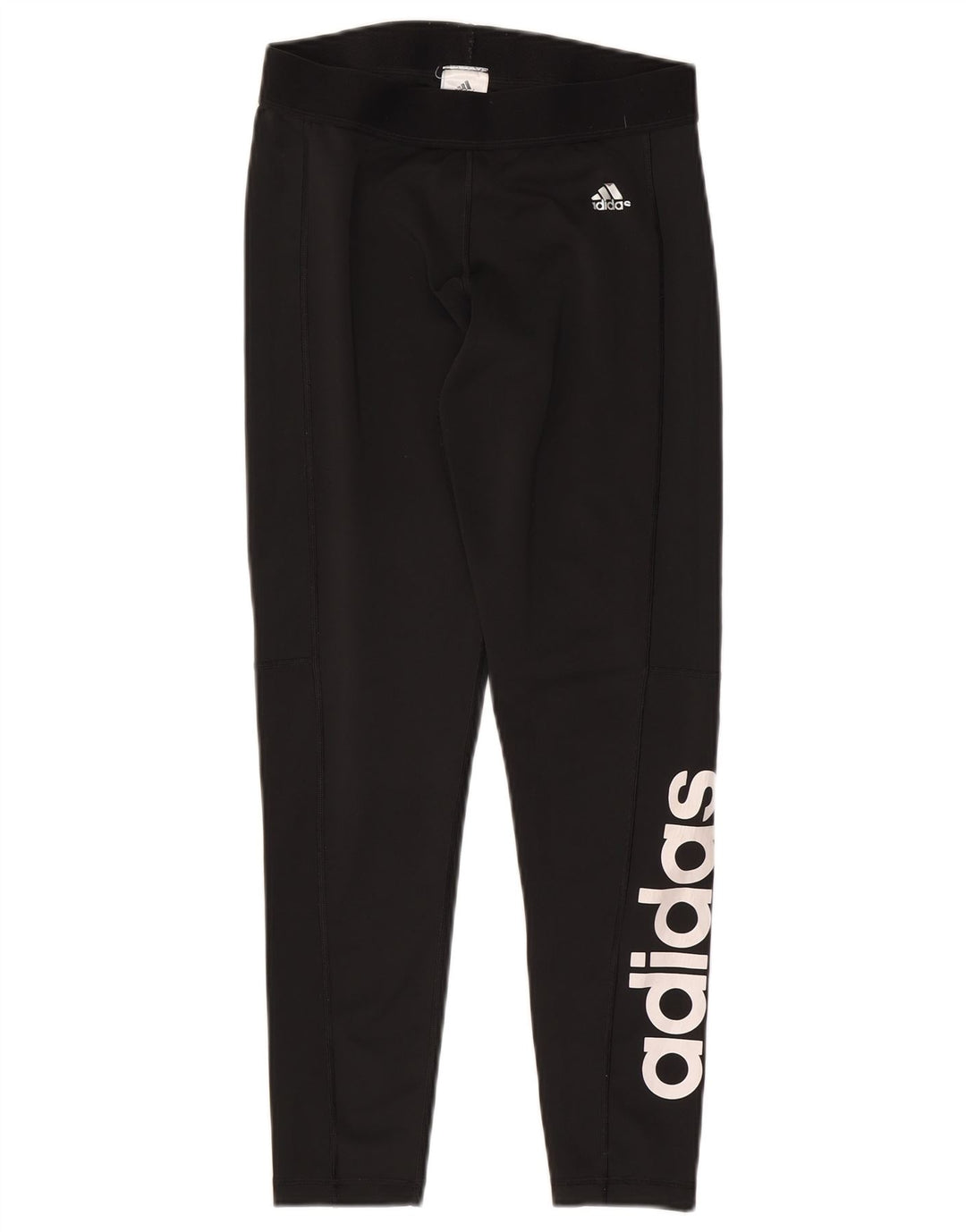 Damskie legginsy Adidas Graphic UK 12/14 Średni czarny poliester