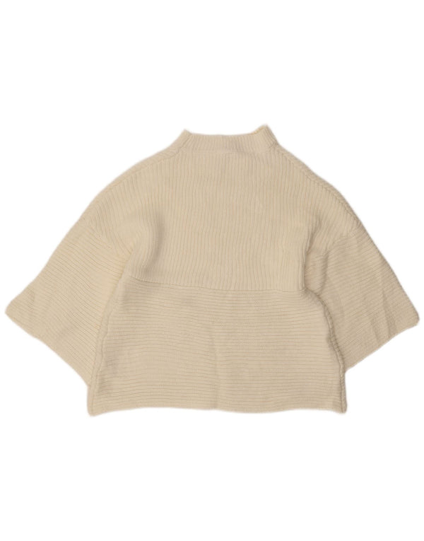 Damski sweter z golfem i golfem 3/4 firmy Cooper UK 8 Small White