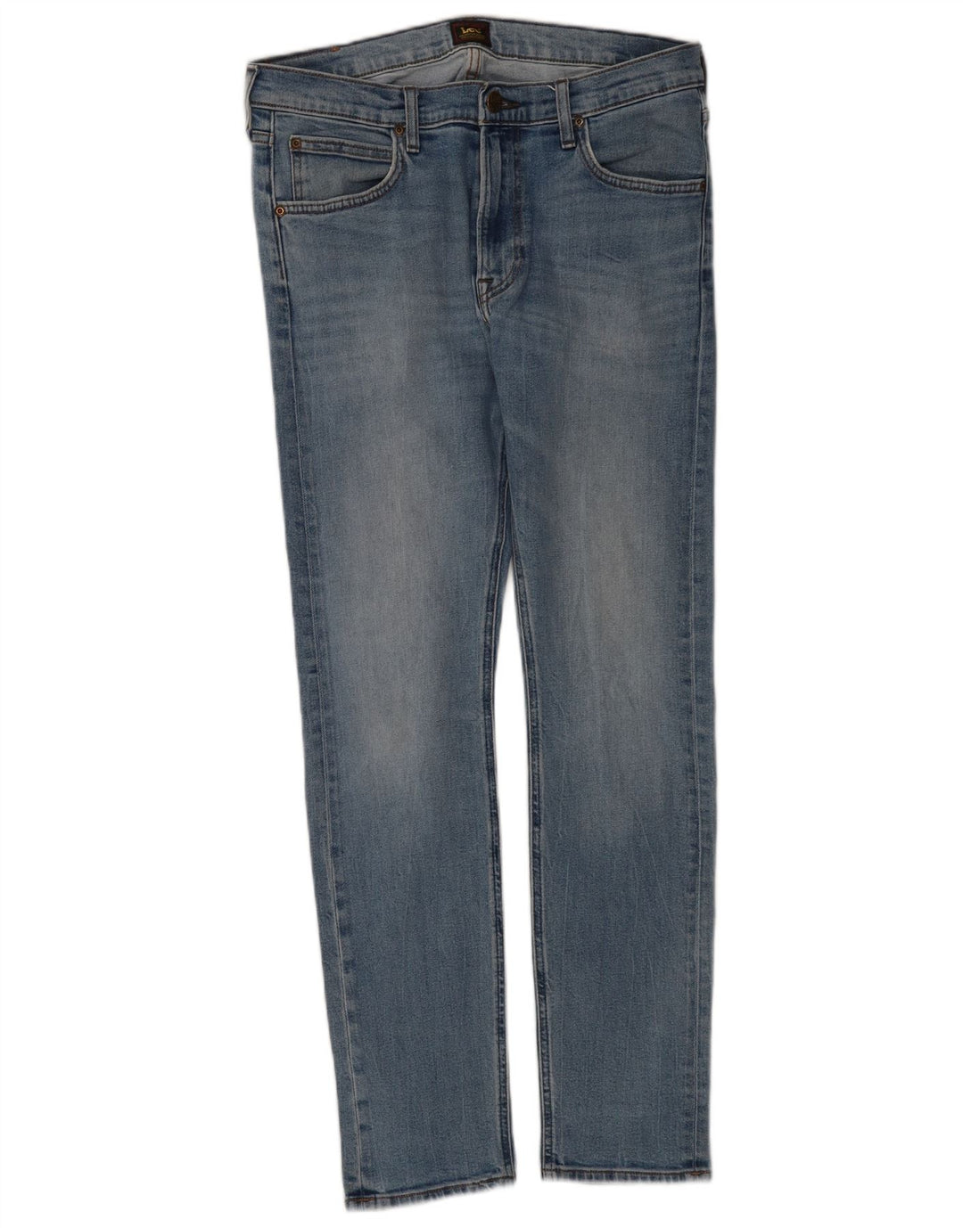 Lee Męskie Luke Slim Jeans W32 L32 Niebieskie bawełniane