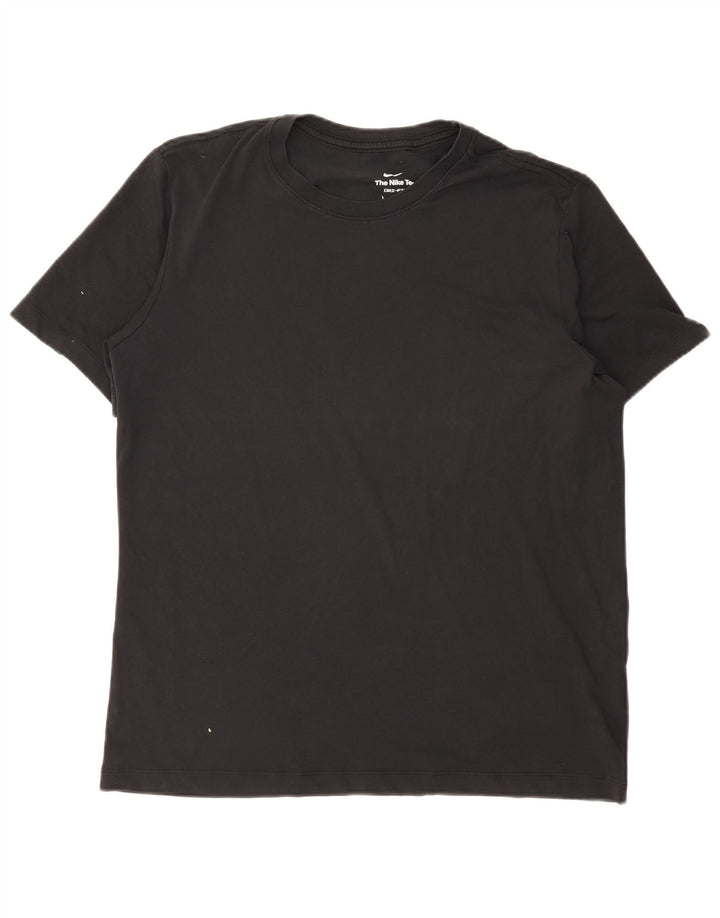 Męski T-shirt Nike Dri Fit, duży, czarny, bawełniany