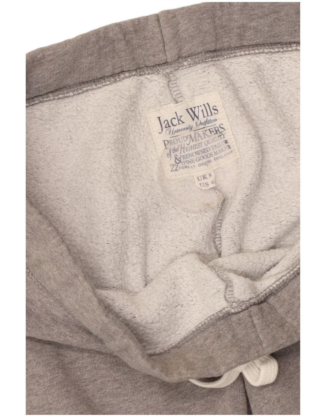 Damskie spodnie dresowe JACK WILLS Graphic Joggers UK 8 Small Grey