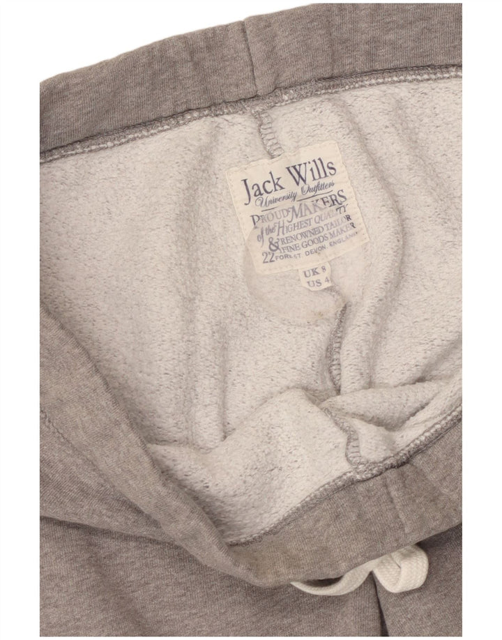 Damskie spodnie dresowe JACK WILLS Graphic Joggers UK 8 Small Grey