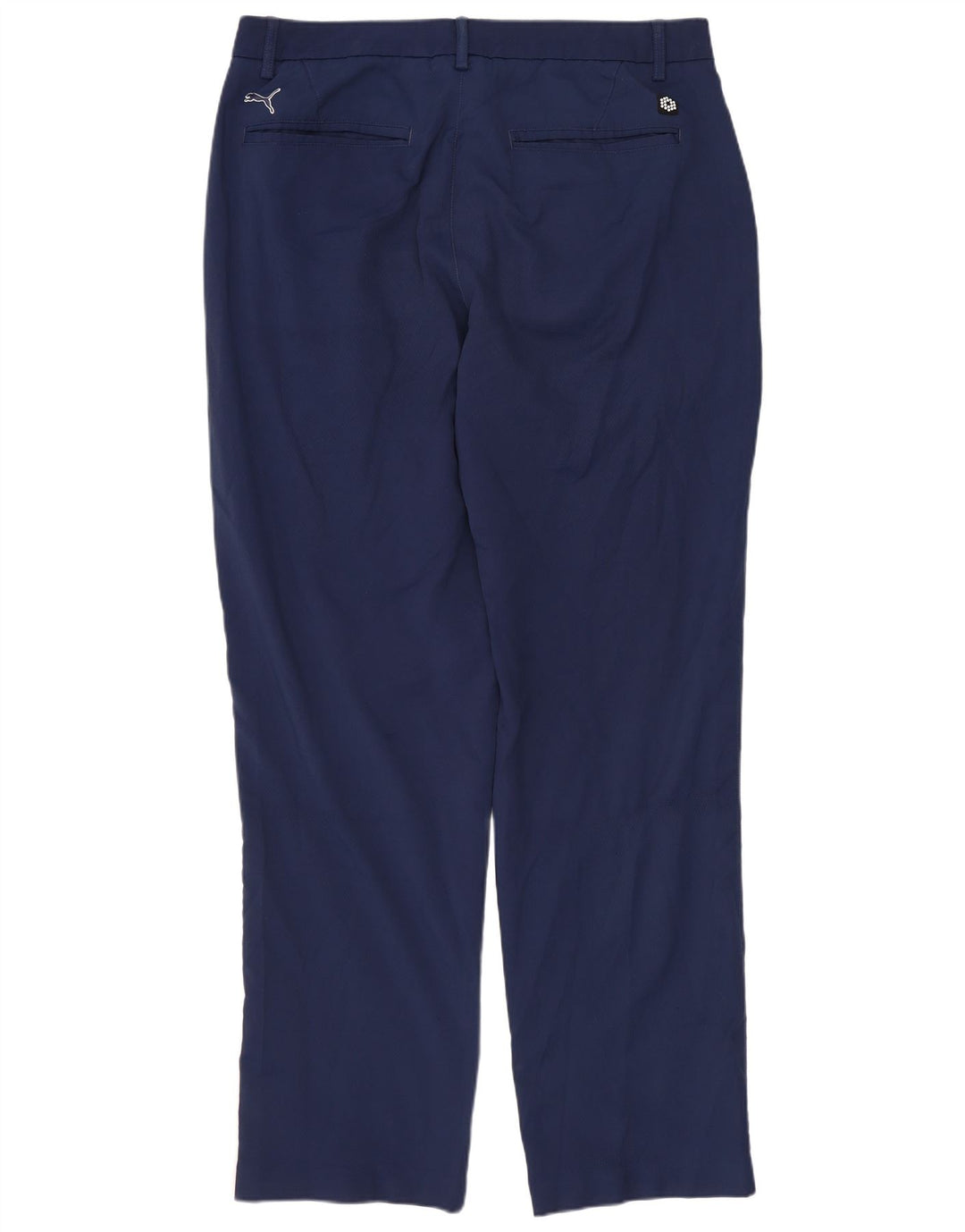 Męskie spodnie typu slim chino PUMA W34 L32 granatowy poliester
