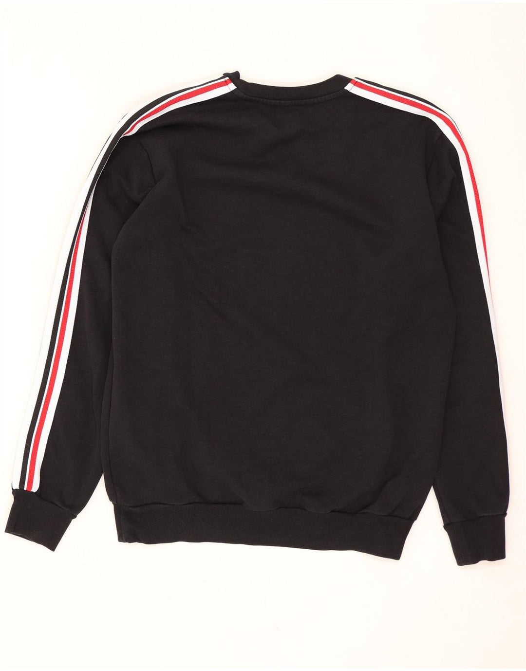 Męski sweter Zara, duży, czarny, bawełniany w paski