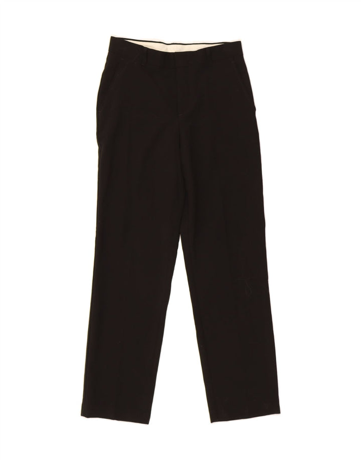 CHAPS Boys Straight Casual Trousers 13-14 Years W27 L28 Black Polyester Vintage Chaps and Second-Hand Chaps from Messina Hembry 