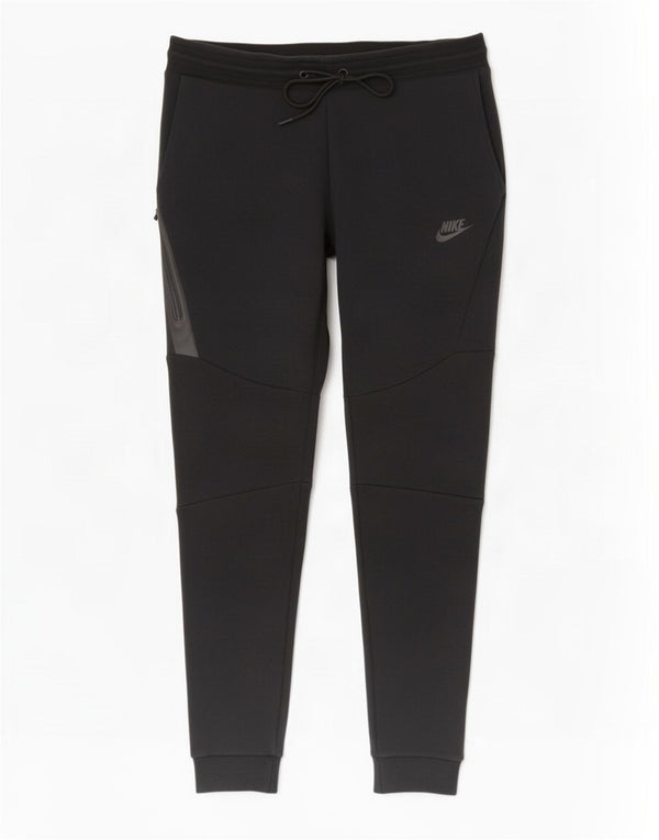 Męskie spodnie dresowe Nike, małe, czarne, bawełniane