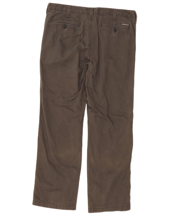 Spodnie męskie Eddie Bauer Legend Straight Chino W36 L32 Szare