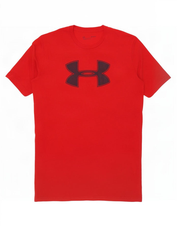 Męski t-shirt z grafiką Under Armour, średni czerwony