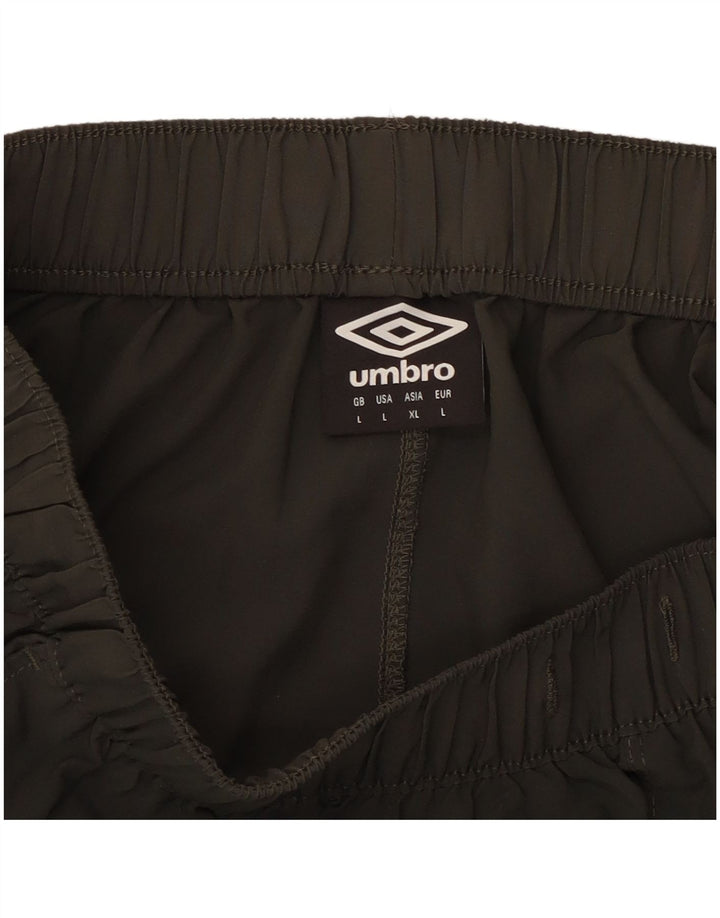 Męskie spodenki kąpielowe Umbro, duże, khaki, poliester