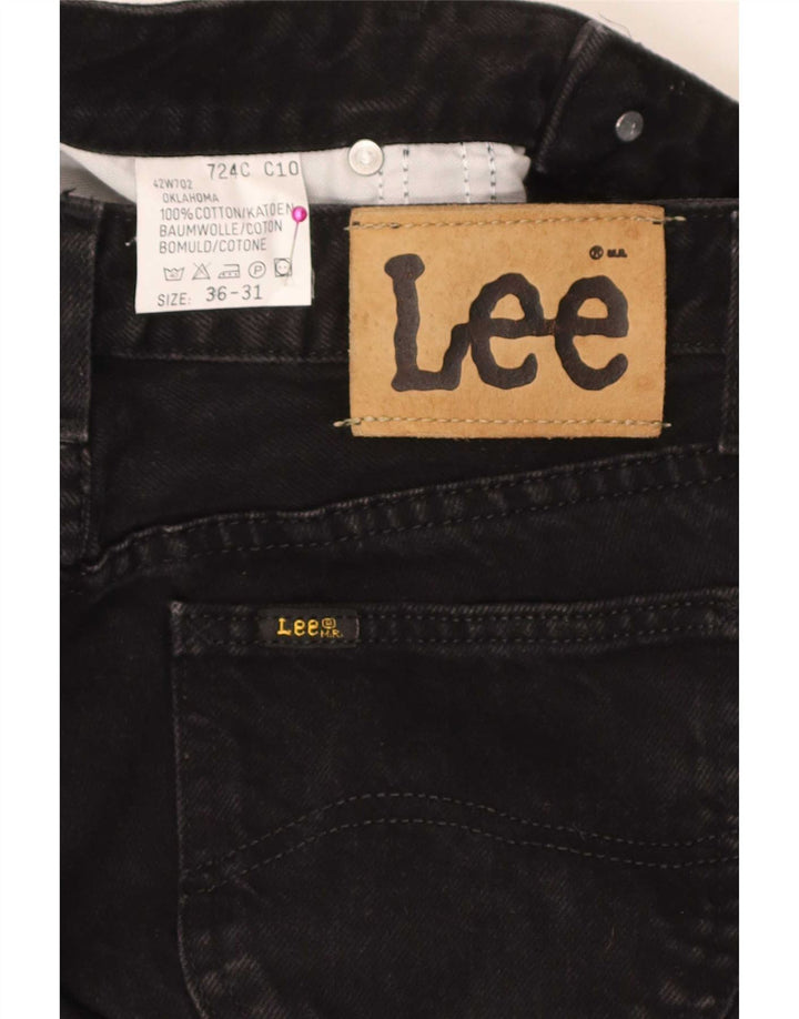 Męskie jeansy Lee Oklahoma W36 L31, czarne, bawełniane